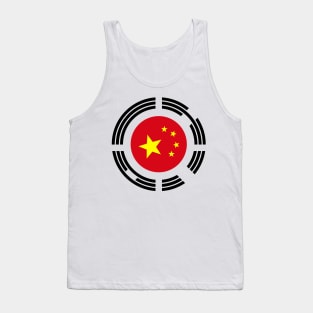 Korean Chinese Multinational Patriot Flag Series Tank Top